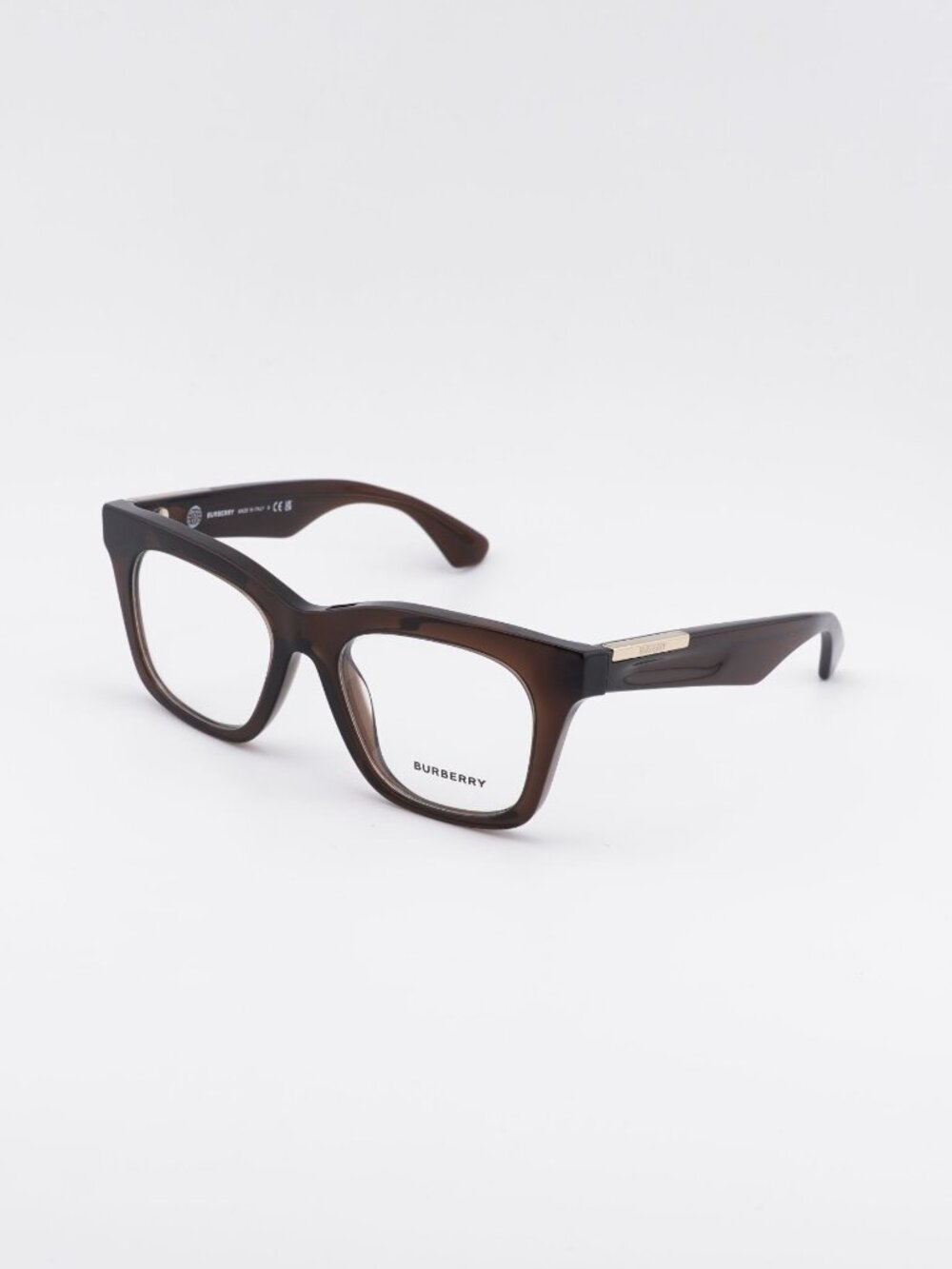 Burberry BE2407 4116 Eyeglasses Brown 51mm Square Frame